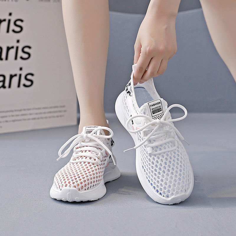 Damen Atmungsaktive Lauf-Sneaker mit Komfortsohle und rutschfester Profilsohle