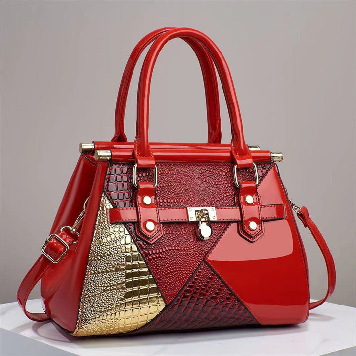 Damen Handtasche mit geometrischem Design und luxuriösen Materialien Nord Taschen