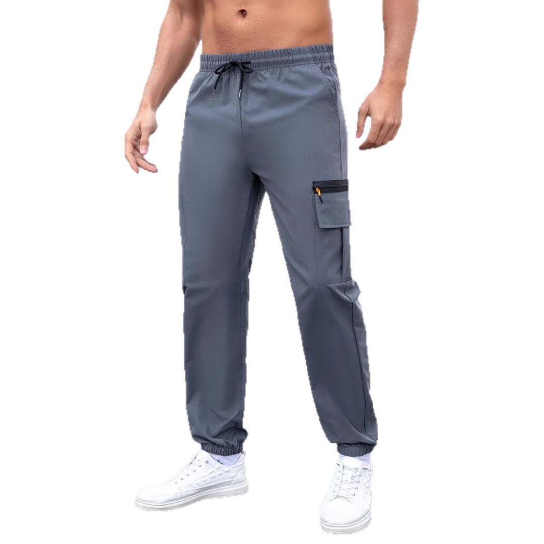 Herren Tech-Cargo-Jogginghose mit elastischem Tunnelzug, Reißverschluss‑Beintasche & eng anliegendem Fußbündchen Nord Taschen