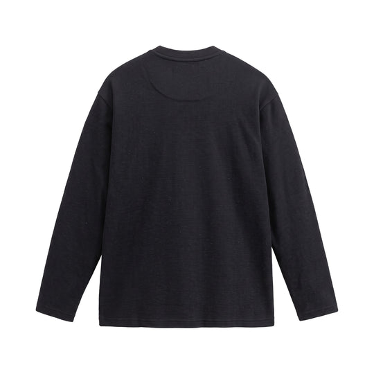 Damen Feinstrick‑Sweatshirt mit Strukturstrick, Rundhalsausschnitt und weiter Passform Nord Taschen