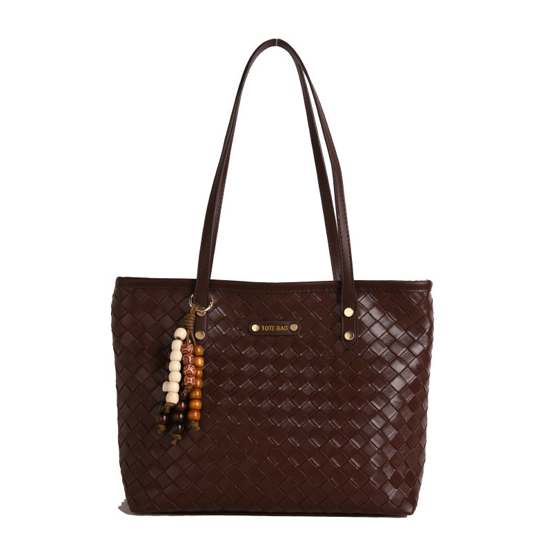 Damen elegante geflochtene Tote Bag Nord Taschen