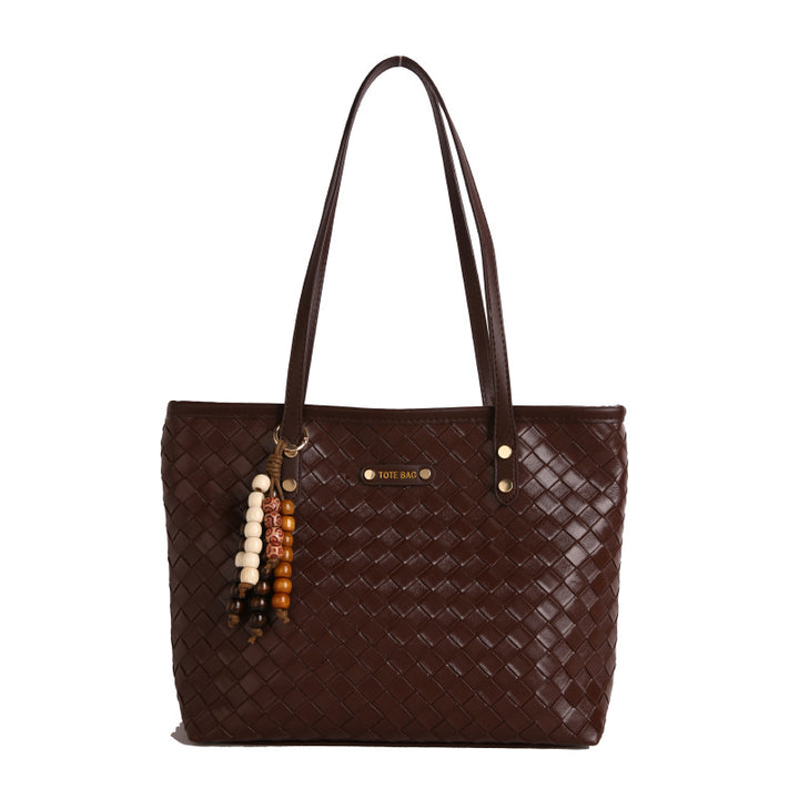Damen elegante geflochtene Tote Bag Nord Taschen