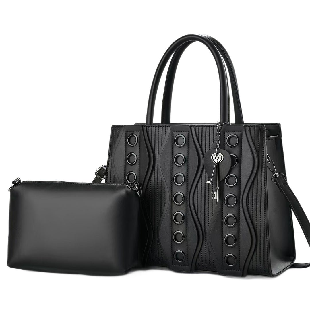 Damen elegante Handtasche mit dekorativen Details Nord Taschen
