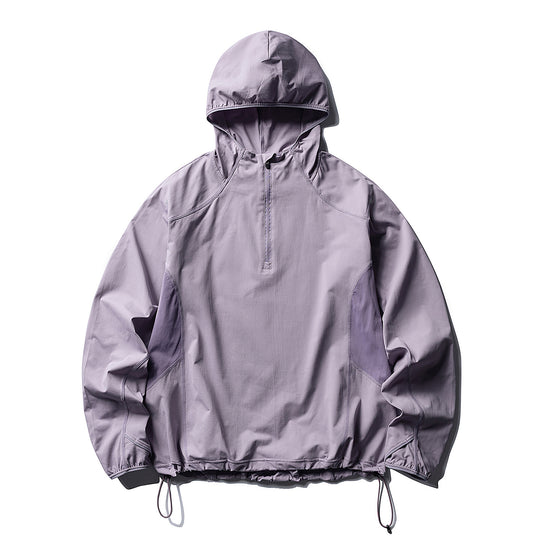 Unisex Atmungsaktiver Half-Zip-Kapuzenanorak mit Tunnelzugsaum und Flatlock‑Nähten Nord Taschen