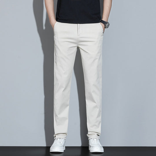 Herren Modische Slim-Fit Stoffhose Nord Taschen