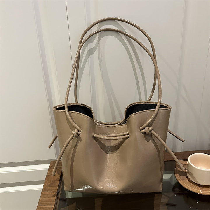 Damen elegante Umhängetasche mit Kordelzug Nord Taschen