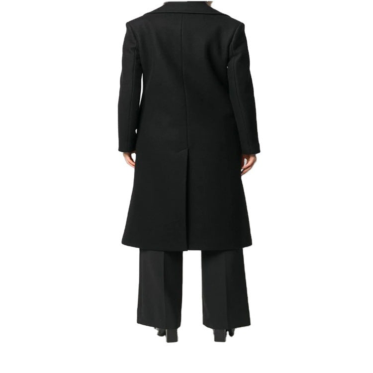 Damen Doppelreihiger Mantel im Military‑Look mit goldenen Zierknöpfen Nord Taschen