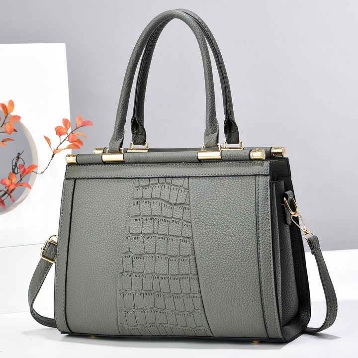 Damen elegante Handtasche mit luxuriösem Krokodillederdesign Nord Taschen
