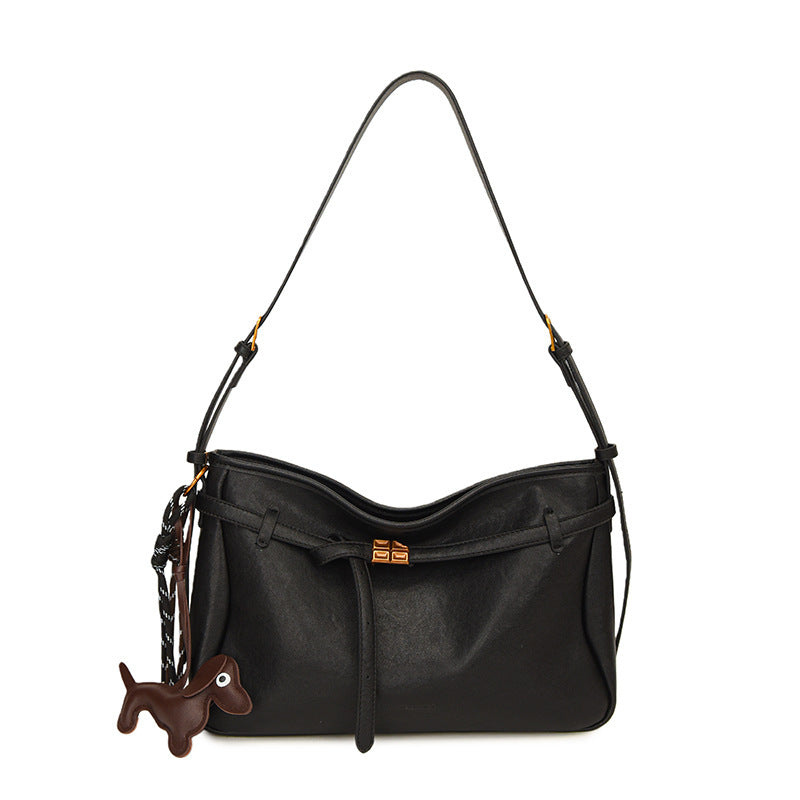 Damen elegante Schultertasche mit modischem Schnallenverschluss Nord Taschen