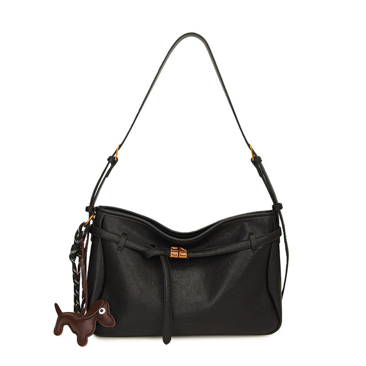 Damen elegante Schultertasche mit modischem Schnallenverschluss Nord Taschen