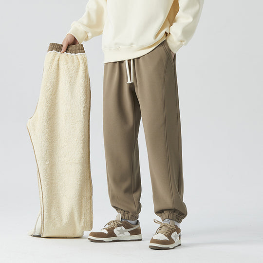Herren Relaxed-Jogger mit elastischem Bund und abnehmbarem Teddyfutter Nord Taschen