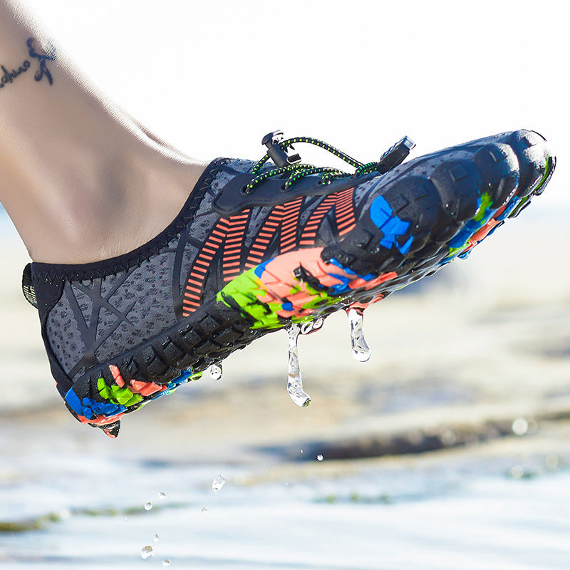 Damen Wassersportschuhe mit schnelltrocknendem Obermaterial und rutschfester Sohle