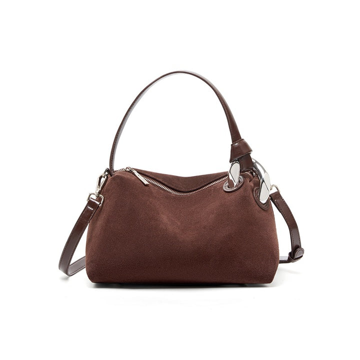 Damen Hobo-Tasche mit elegantem Wildleder und verstellbarem Schultergurt Nord Taschen