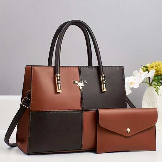 Damen modische Handtasche mit abnehmbarem Mini-Portemonnaie Nord Taschen