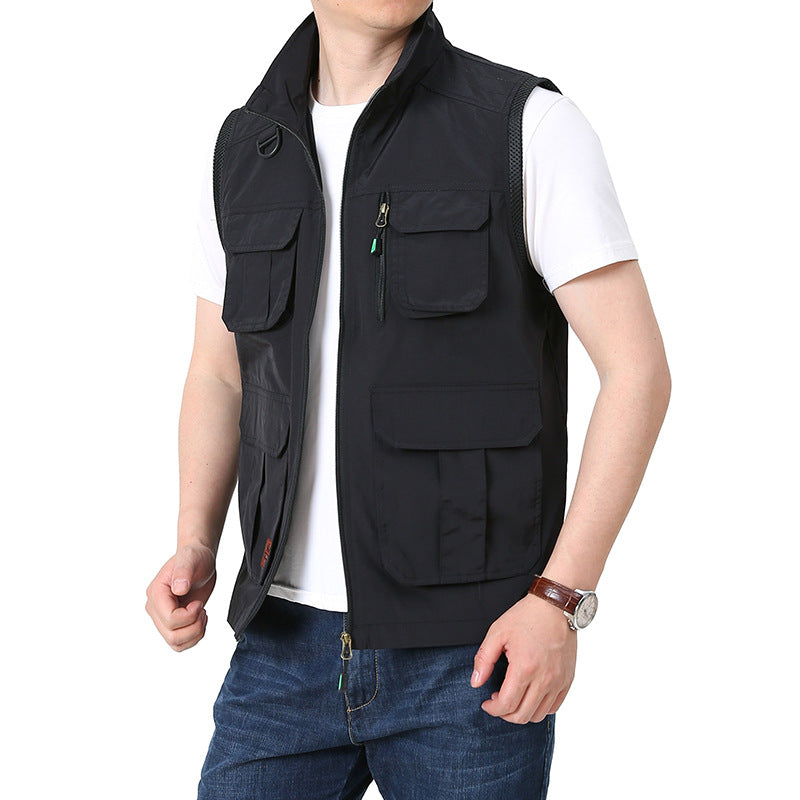 Herren praktische Outdoor-Weste Nord Taschen