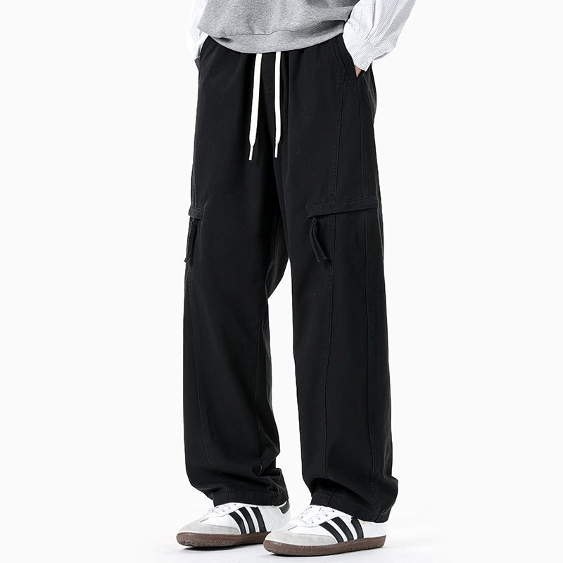Herren Weite Cargo-Jogginghose im Baggy‑Schnitt mit Kordelbund & Mehrfachtaschen Nord Taschen