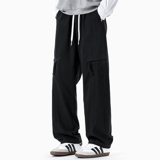 Herren Weite Cargo-Jogginghose im Baggy‑Schnitt mit Kordelbund & Mehrfachtaschen Nord Taschen