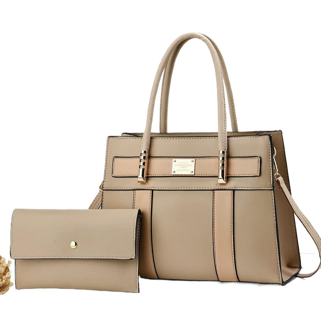 Damen elegante Handtasche mit abnehmbarer Geldbörse Nord Taschen