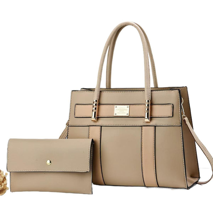 Damen elegante Handtasche mit abnehmbarer Geldbörse Nord Taschen