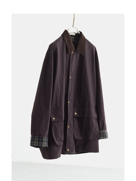 Damen Urbane Utility-Jacke mit hohem Kragen Nord Taschen