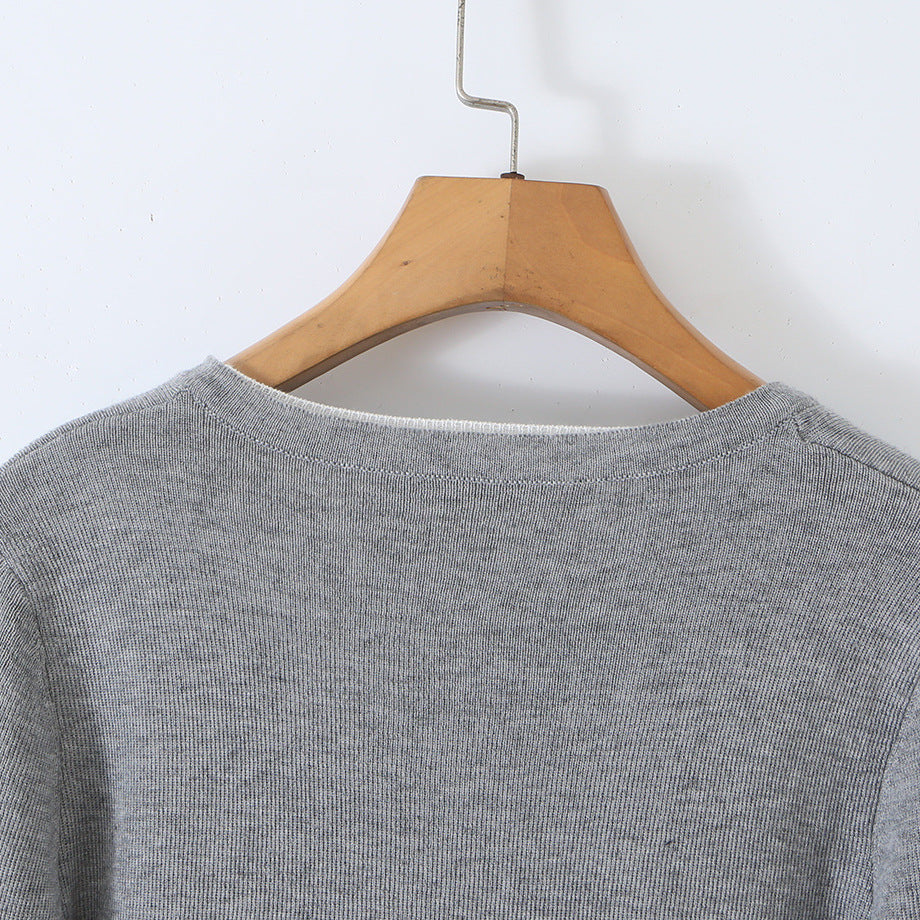 Damen Feinstrick-Bolero mit eingearbeitetem Hemd-Panel und Knopfdetails Nord Taschen