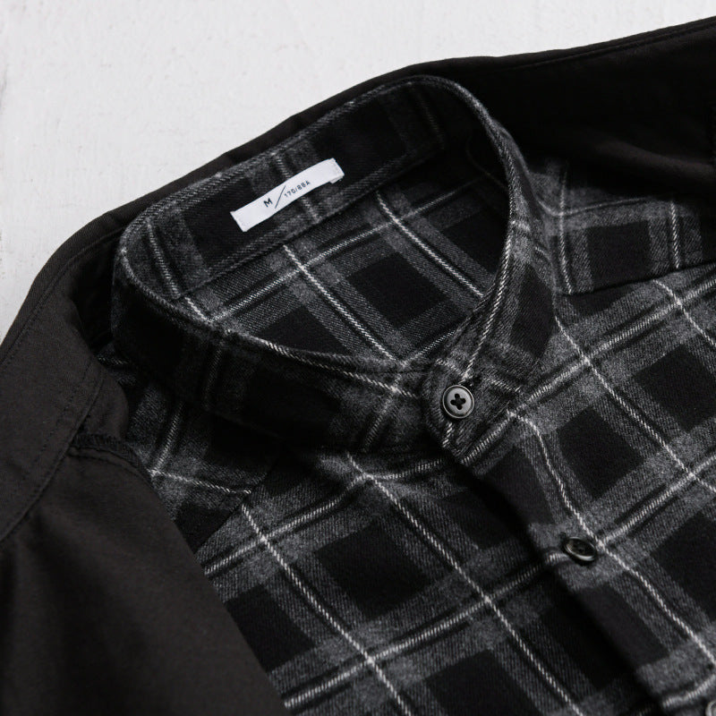 Herren Overshirt-Jacke mit karierter Thermofütterung Nord Taschen