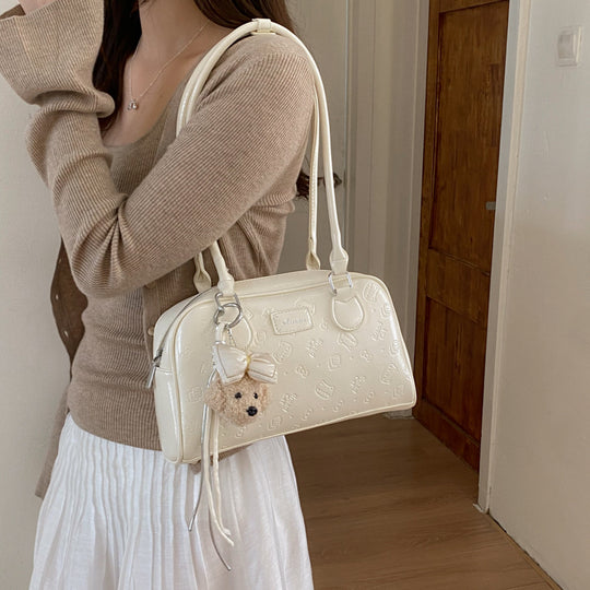 Damen modische Handtasche mit süßem Plüschdesign Nord Taschen