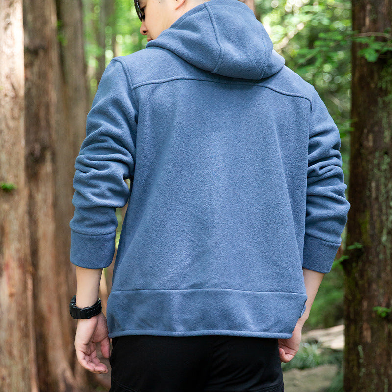 Herren Fleecejacke mit praktischen Taschen Nord Taschen