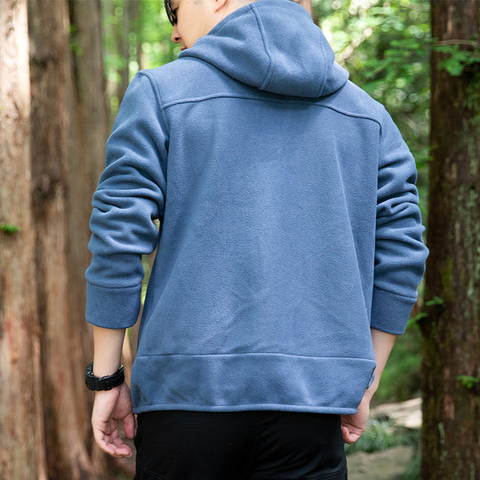 Herren Fleecejacke mit praktischen Taschen Nord Taschen