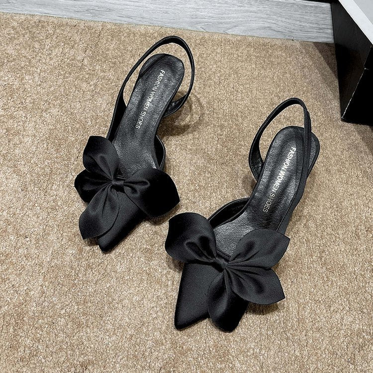 Damen elegante Slingback-Pumps mit Zierflügeln Nord Taschen