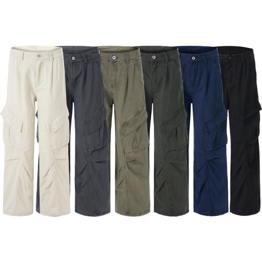 Damen weite Cargohose mit tiefem Schritt und aufgesetzten Taschen Nord Taschen