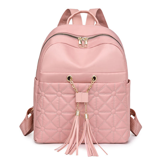Damen eleganter Rucksack mit stilvollem Steppmuster und praktischen Quasten Nord Taschen