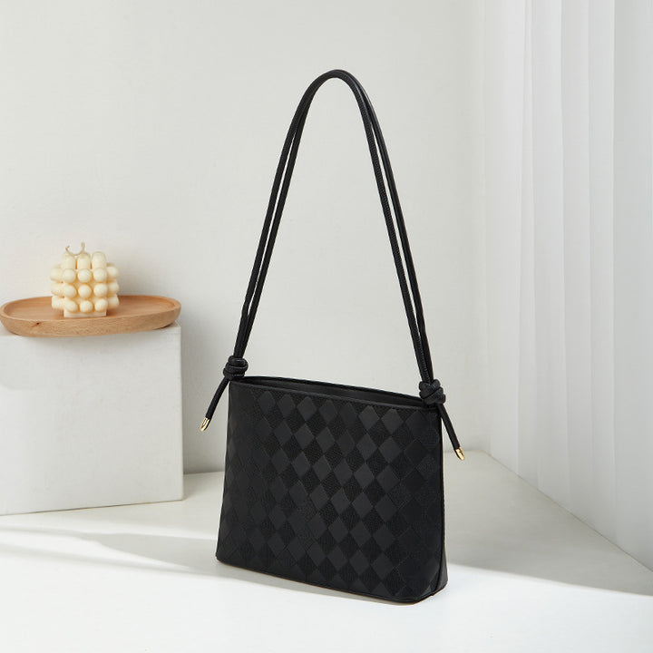Damen elegante Schultertasche mit geflochtenem Design Nord Taschen