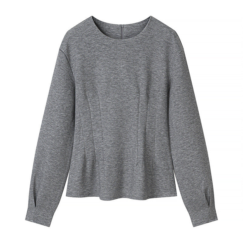 Damen Zweiteiliges Lounge‑Set aus weichem Sweat mit Rundhals und weiter Bundhose Nord Taschen