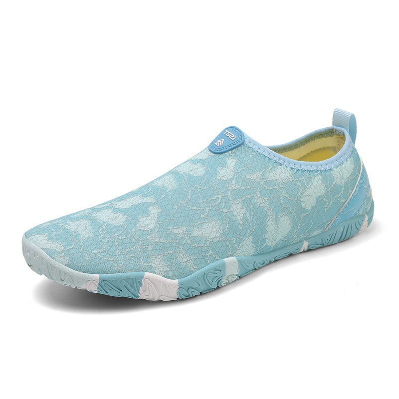 Damen flexible Schwimmschuhe mit rutschfester Sohle und atmungsaktivem Obermaterial