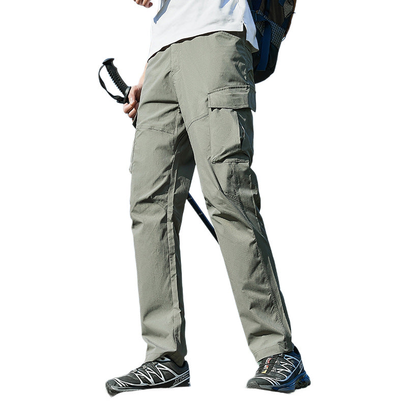 Herren Atmungsaktive Trekking-Cargohose mit Stretch und Mehrfachtaschen Nord Taschen