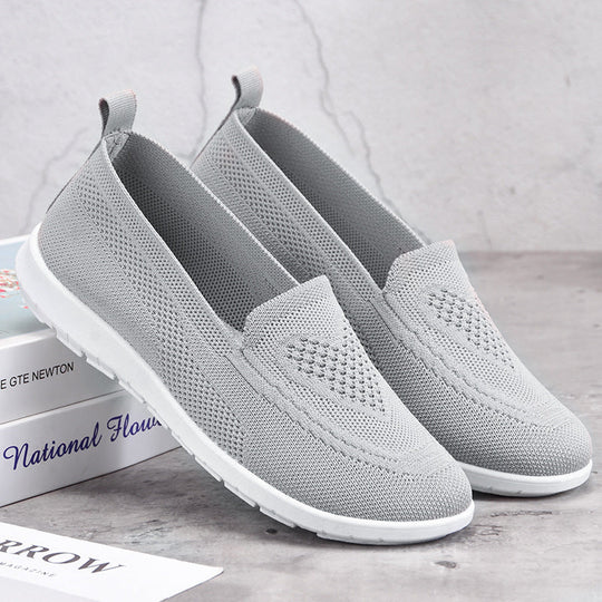Damen Atmungsaktive Slip-On Freizeitschuhe mit flexiblem Design Nord Taschen