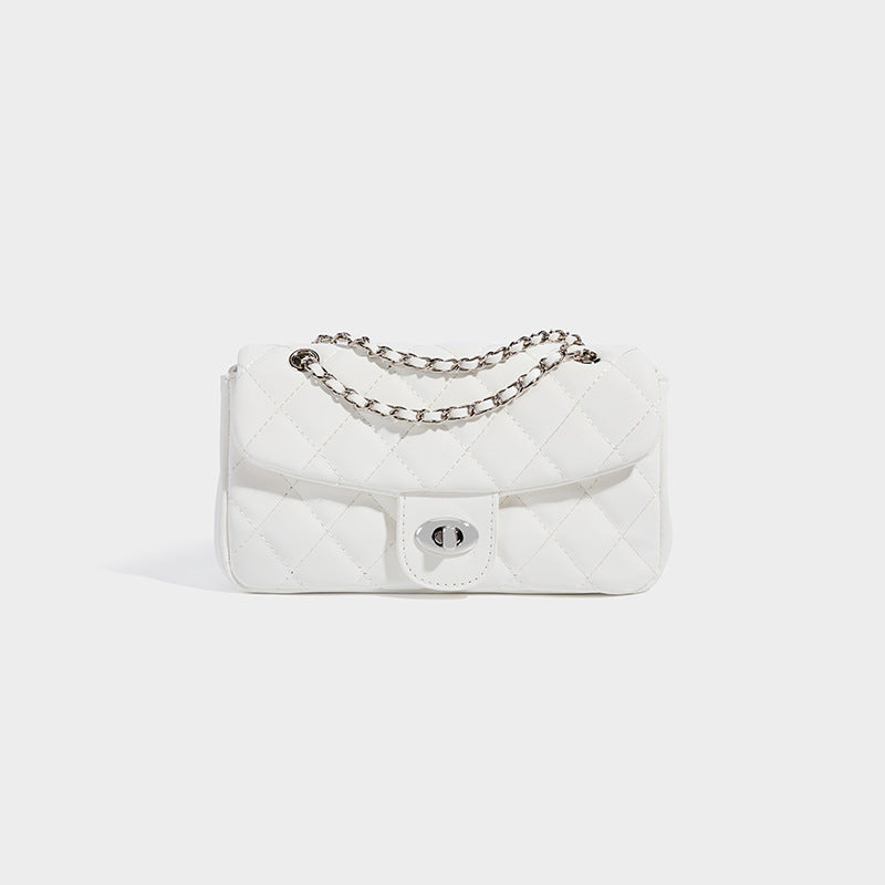 Damen Clutch-Tasche mit eleganter Steppverarbeitung und feinem Kettenriemen Nord Taschen