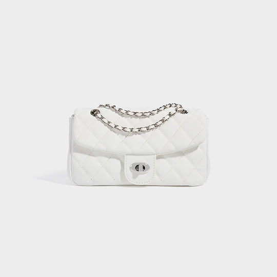 Damen Clutch-Tasche mit eleganter Steppverarbeitung und feinem Kettenriemen Nord Taschen