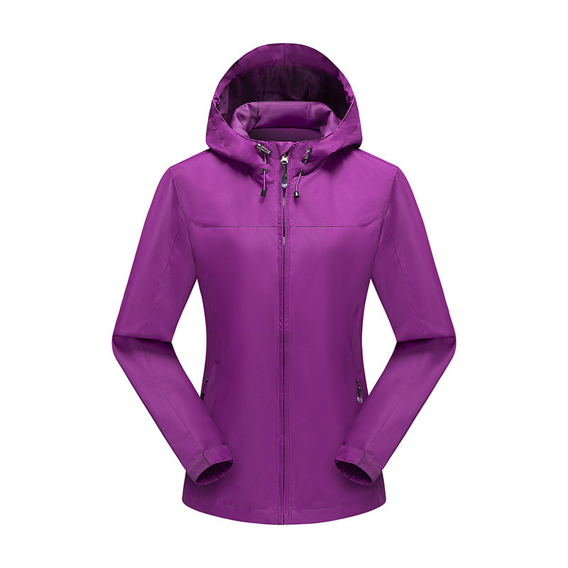 Herren Ultraleichte packbare Regenjacke mit Kapuze und verdecktem Reißverschluss Nord Taschen