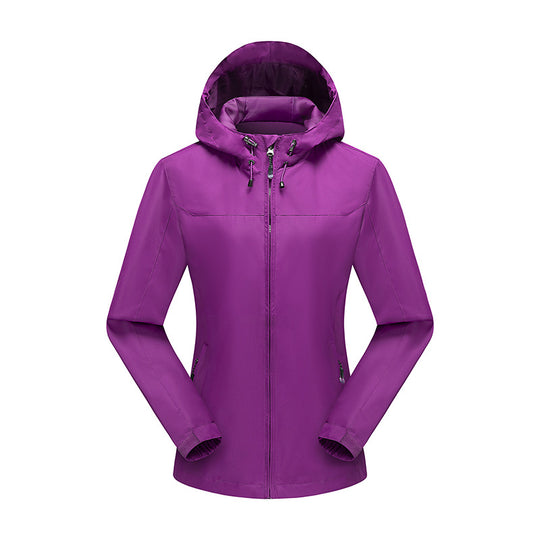 Herren Ultraleichte packbare Regenjacke mit Kapuze und verdecktem Reißverschluss Nord Taschen