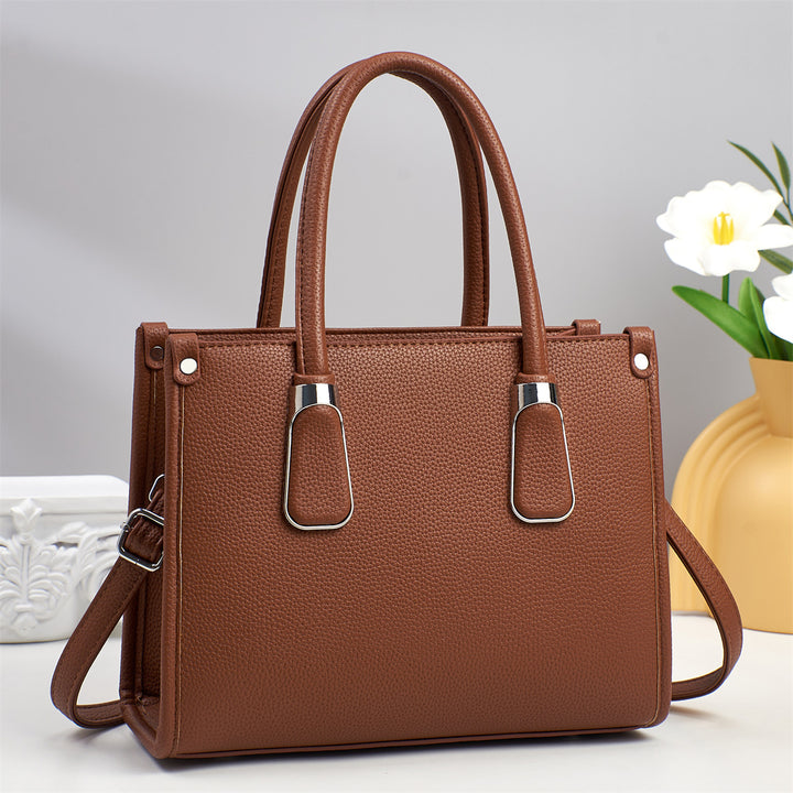 Damen handliche Handtasche mit strukturiertem Außenmaterial Nord Taschen