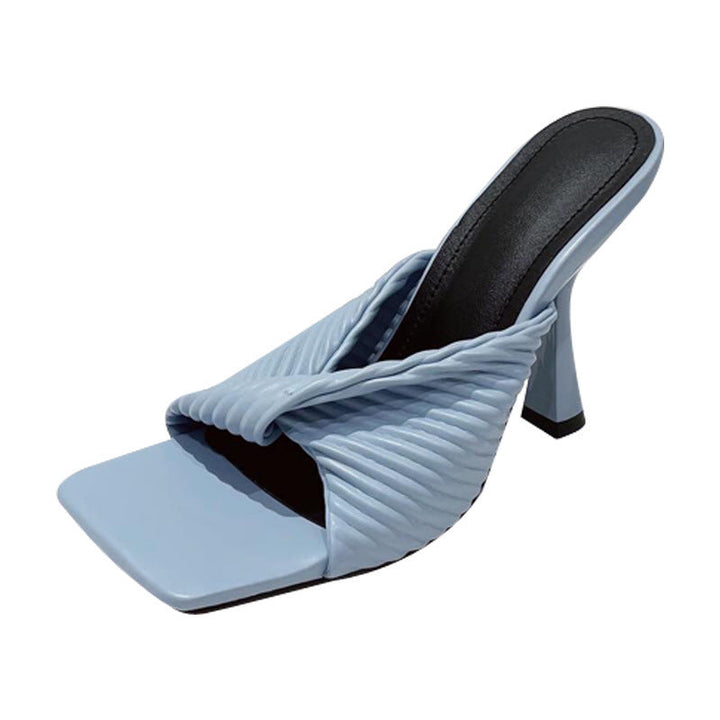 Damen Raffinierte Mules mit Knoten-Design