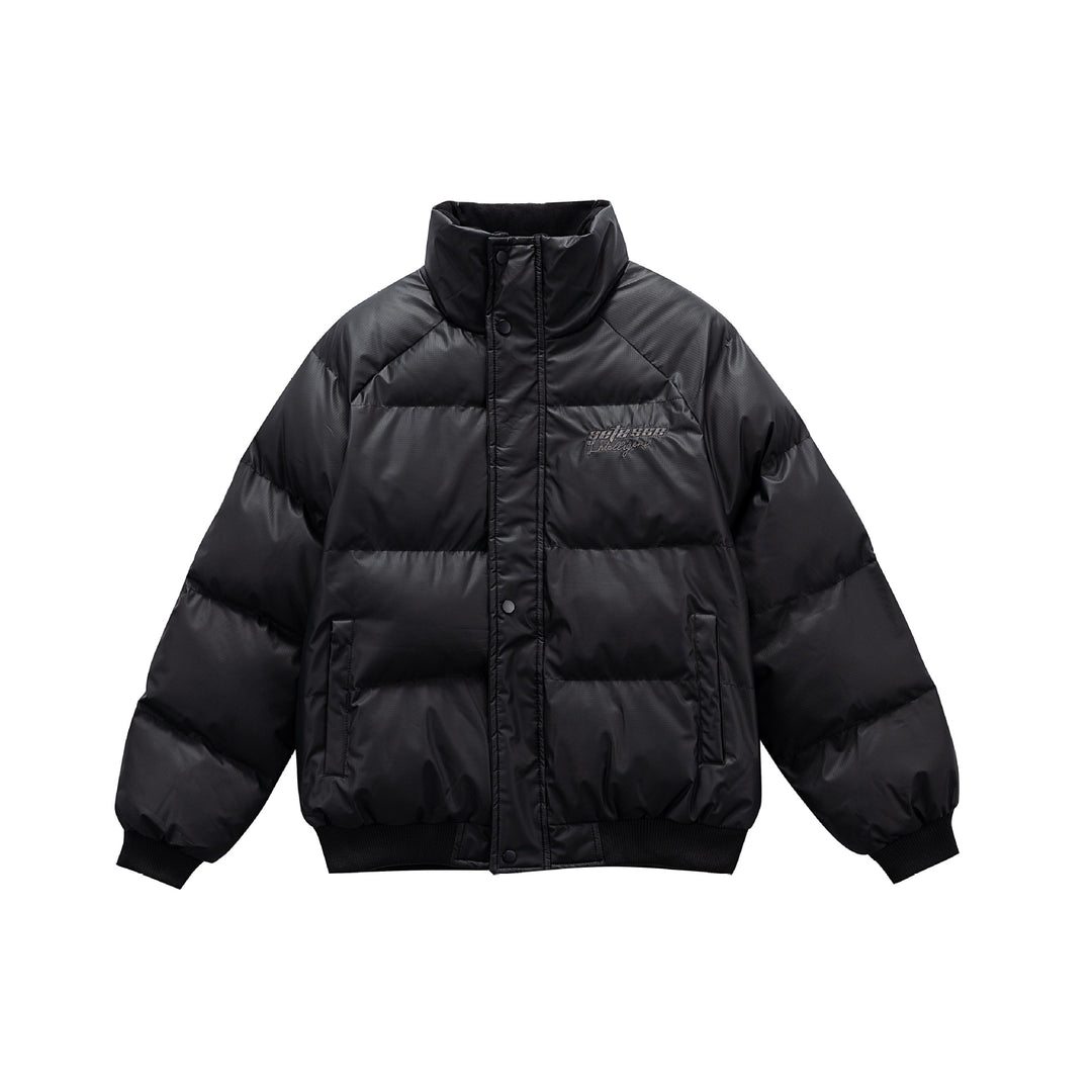 Damen Oversize gesteppte Steppjacke mit hohem Stehkragen und Rippbündchen Nord Taschen