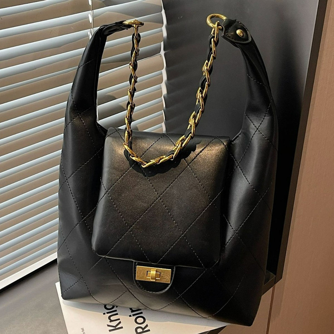 Damen Umhängetasche mit elegantem Kettenriemen Nord Taschen