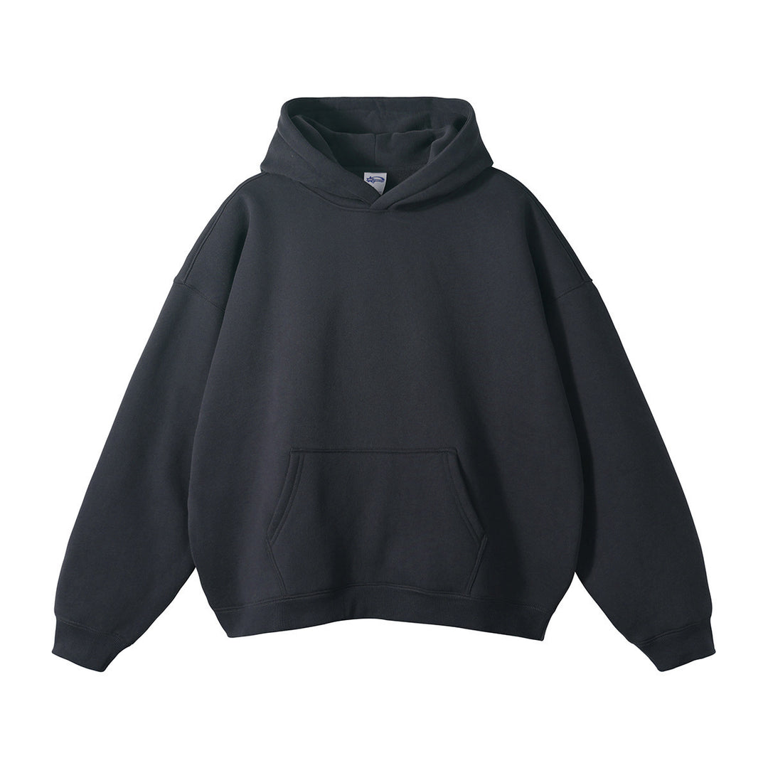 Unisex nan weit geschnittener Kapuzenpullover aus Bio-Baumwolle mit Kängurutasche Nord Taschen