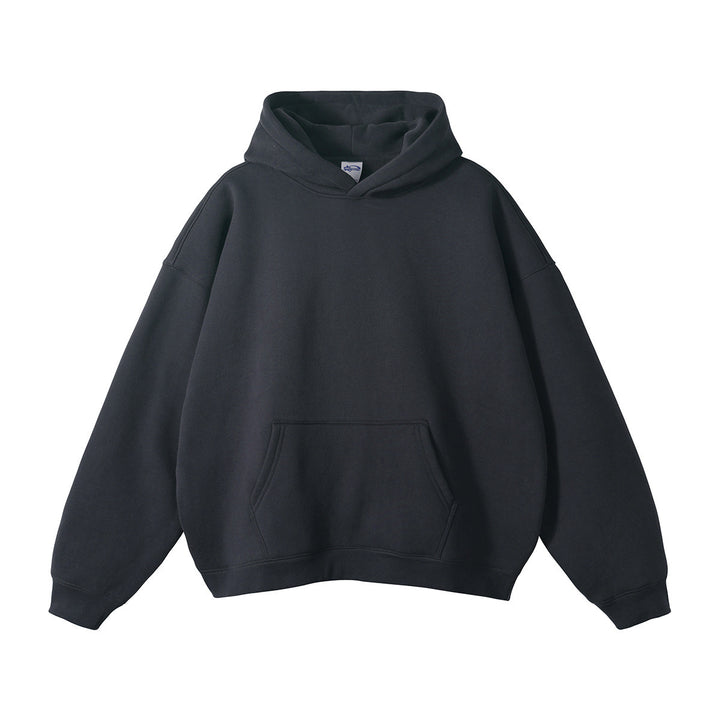 Unisex nan weit geschnittener Kapuzenpullover aus Bio-Baumwolle mit Kängurutasche Nord Taschen