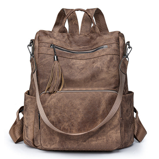 Damen Rucksack mit stilvollen Quasten und praktischen Fächern Nord Taschen