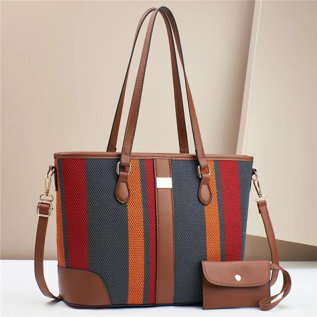 Damen Tote-Bag mit strukturiertem Außenmaterial und abnehmbarer Mini-Clutch Nord Taschen