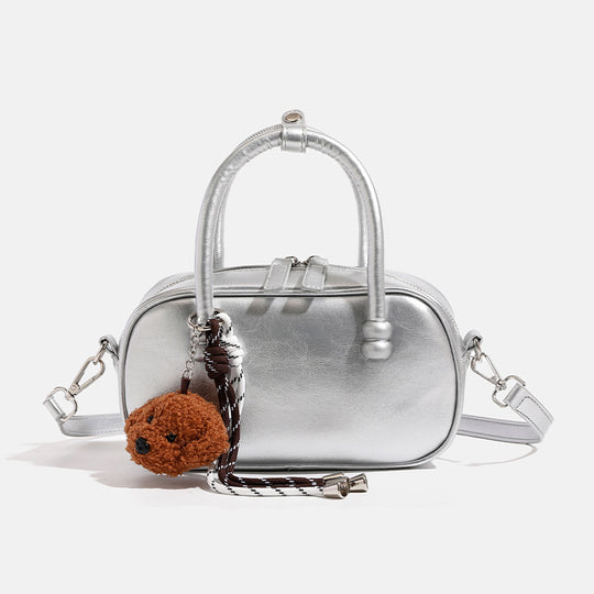 Damen elegante Handtasche mit abnehmbarem Anhänger Nord Taschen